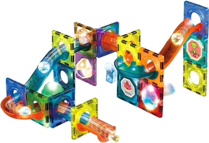 Конструктор магнитный Woopie Light 110 дет. (29219254) - фото 3