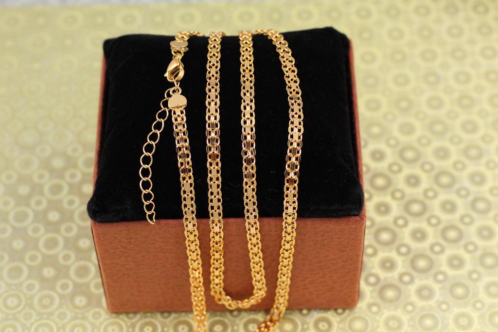 Цепь Xuping Jewelry бисмарк 40 см 4 мм Золотистый (26845352) Цепь Xuping Jewelry бисмарк 40 см 4 мм Золотистый (26845352)