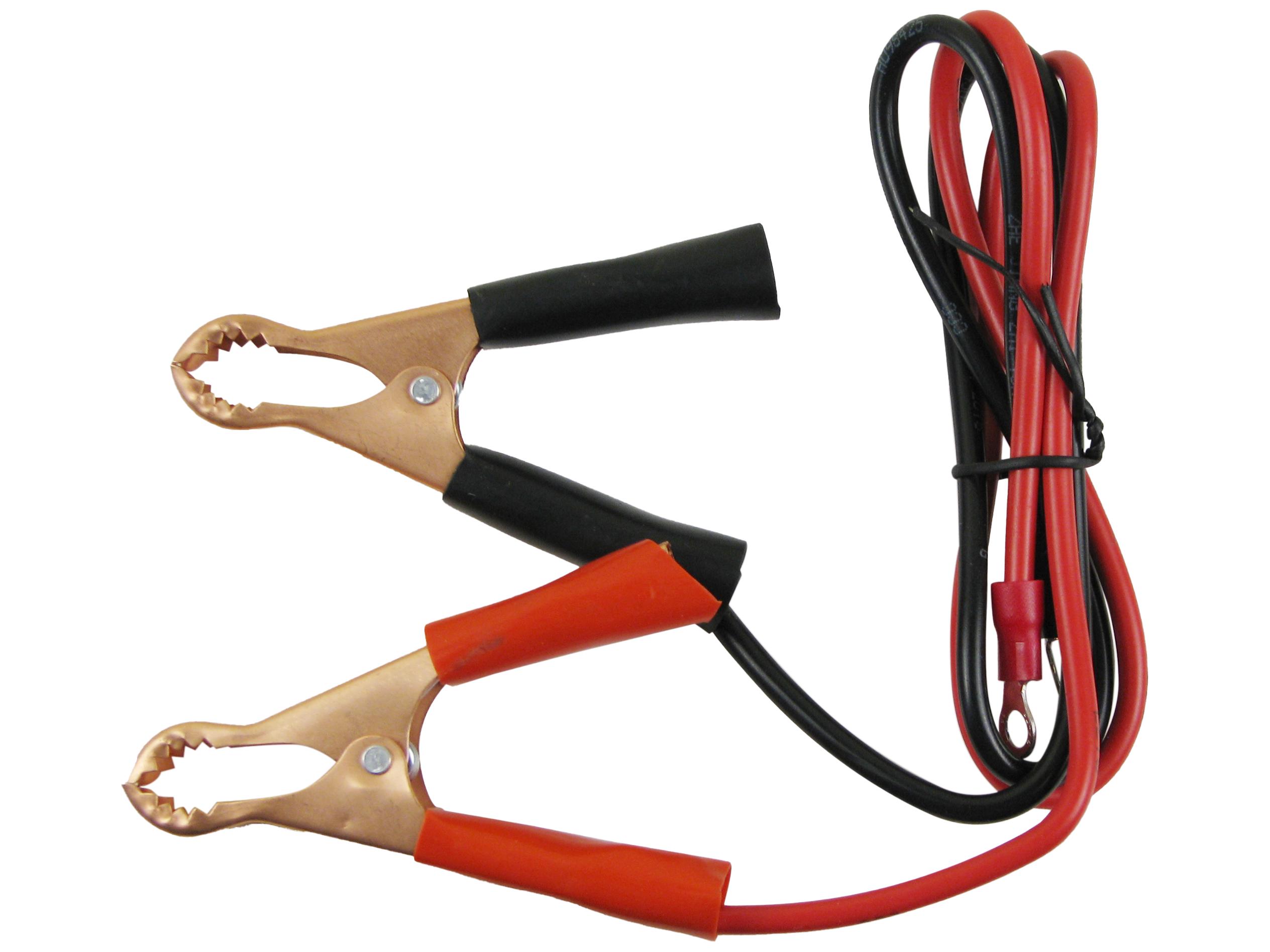 Кабель для інвертора з крокодилами Lemanso LM40254 4 мм2 500 мм