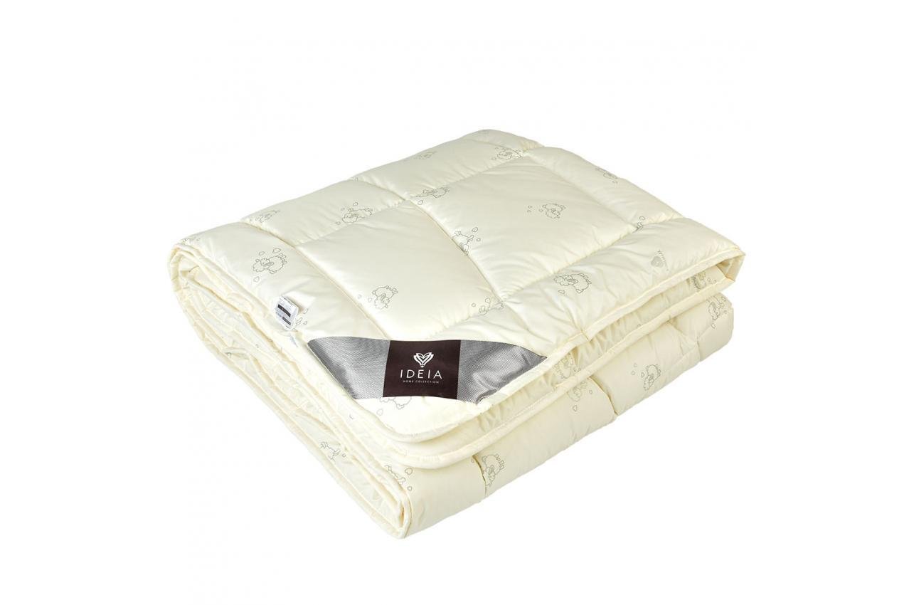Одеяло IDEIA Wool Classic Овечья шерсть 200х220 см Молочный-Бежевый (8000004084)