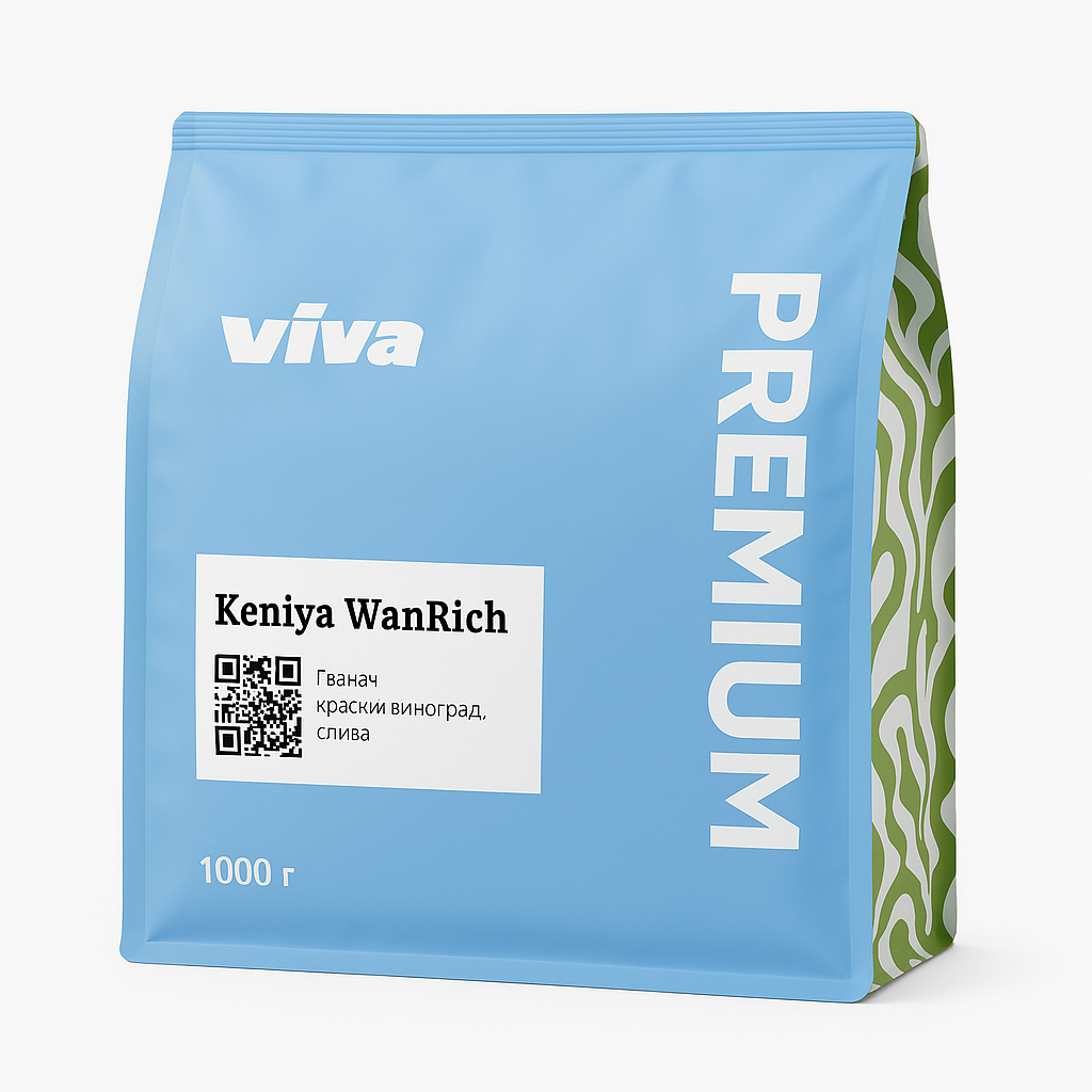 Кава зернова Viva Coffee Kenya WanRich Farm спешелті 1 кг (33549879)