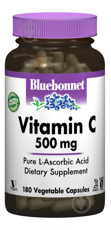 Витамин С 500мг, Bluebonnet Nutrition, 180 гелевых капсул