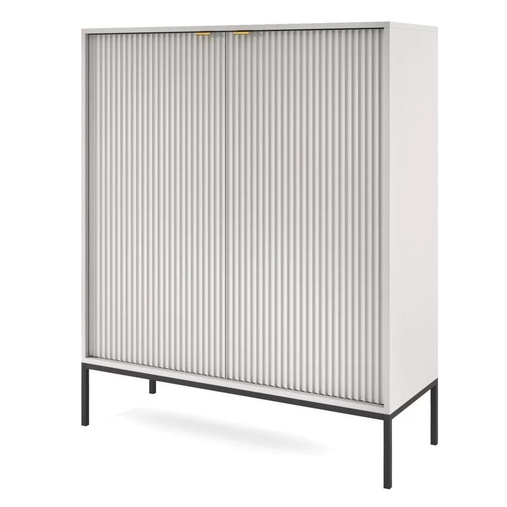 Комод NOVA K104 Серый/Черный (900577)