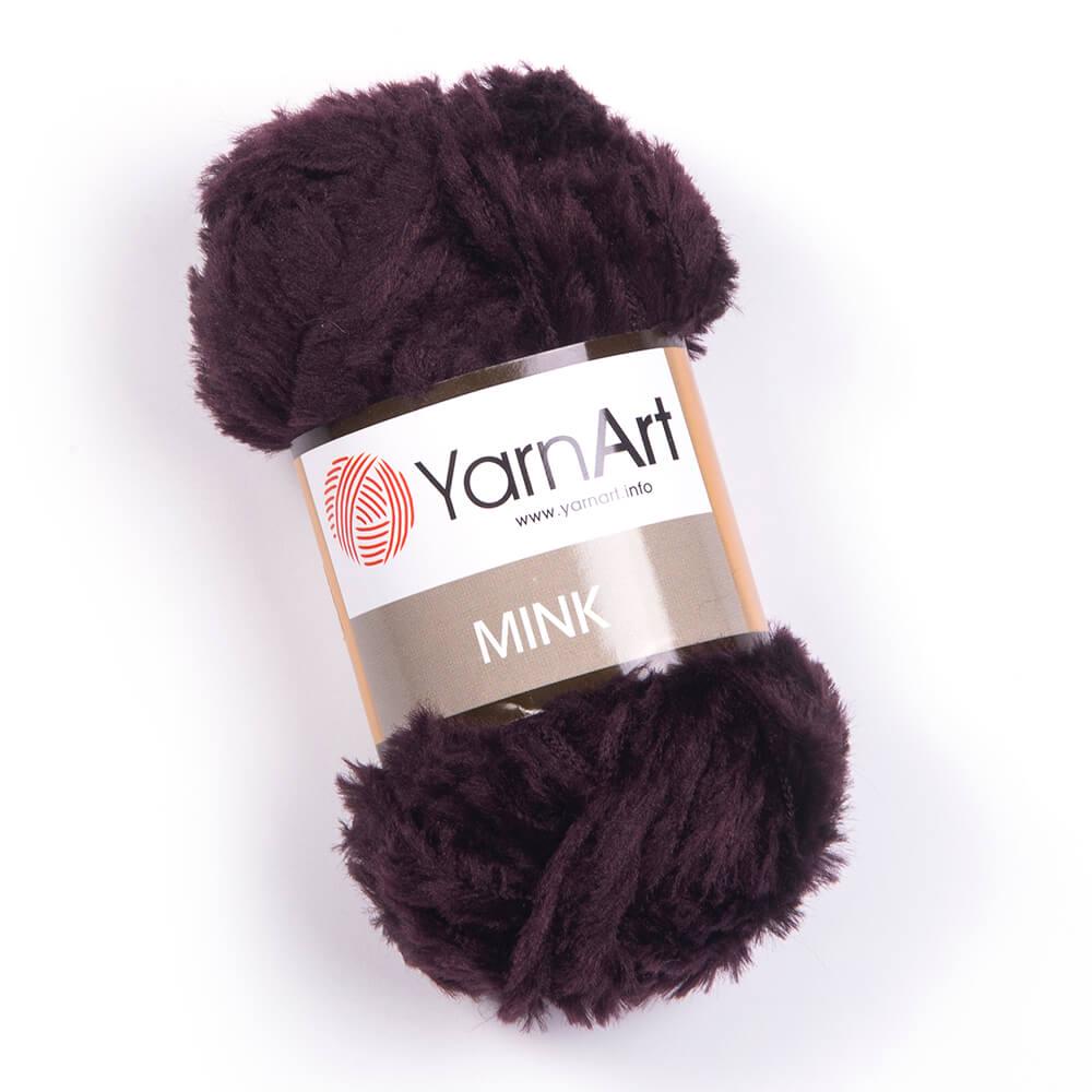 Пряжа YarnArt Mink 342 бордово-коричневая (2556) Пряжа YarnArt Mink 342 бордово-коричневая (2556)
