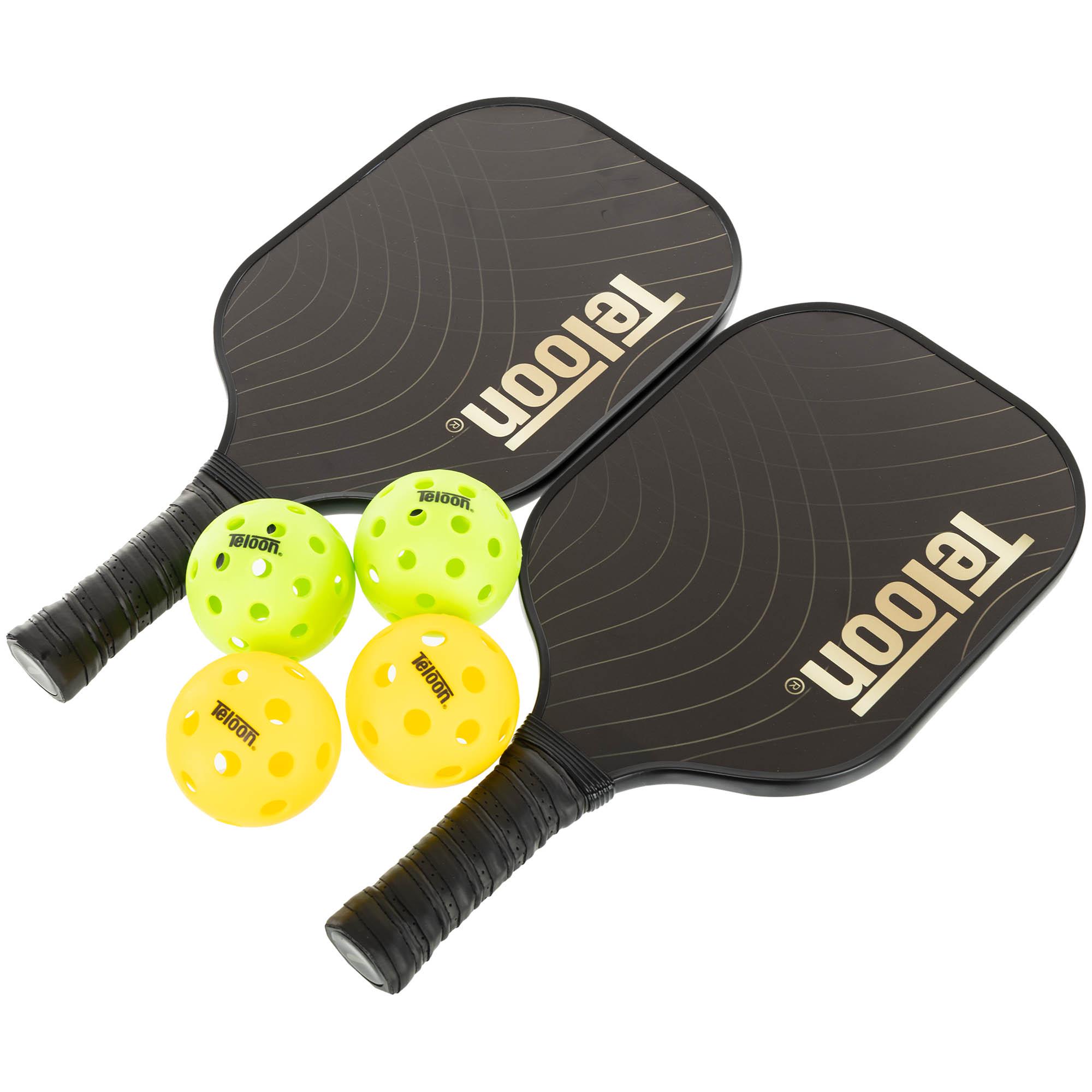Набор для пикболла Teloon TL5003-SET 2 ракетки 4 мяча с чехлом (TL5003-SET) - фото 6