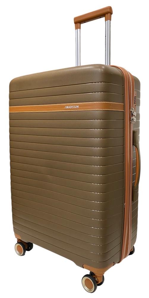 Чемодан средний Madisson Snowball 63703 полипропилен Коричневый
