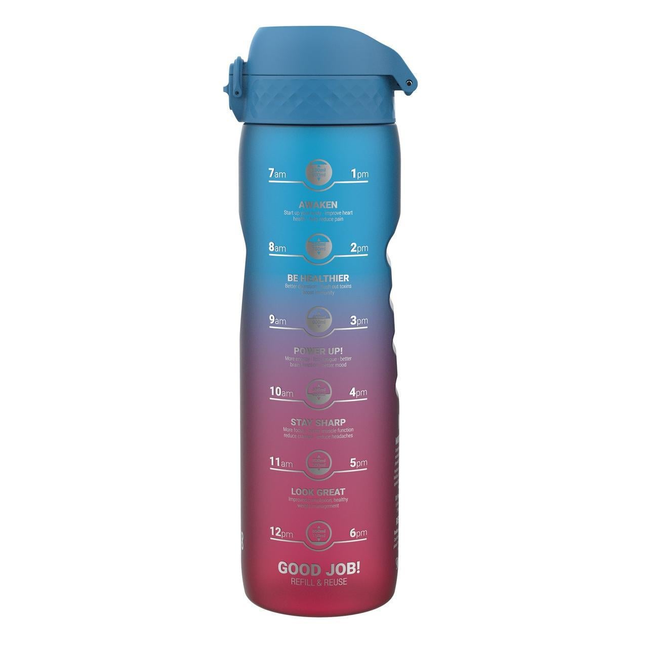 Пляшка ЕКО для води ION8 BPA Free Times To Drink BPA Free 1000 мл Blue & Pink (3019812375) Пляшка ЕКО для води ION8 BPA Free Times To Drink BPA Free 1000 мл Blue & Pink (3019812375)
