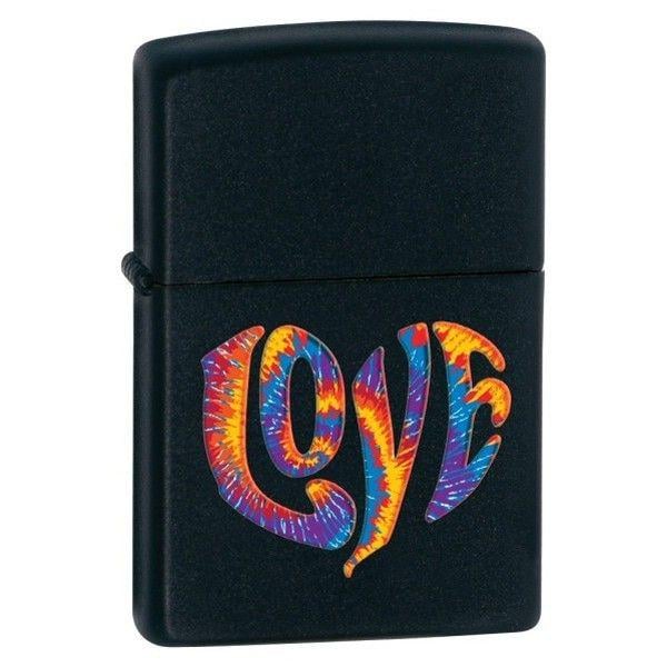 Зажигалка ZIPPO 28045 COLOURFUL LOVE Black Matte