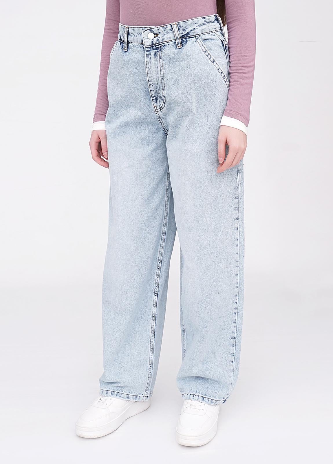 Джинси жіночі baggy EQUILIBRI W568_030_000 р. 27 Синій