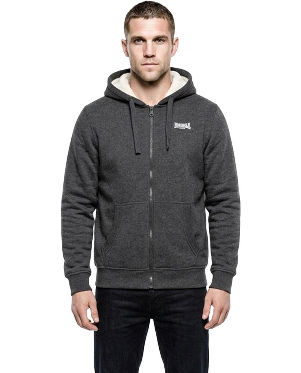 Куртка мужская демисезонная Lonsdale 32241502 с подкладкой sherpa 2XL Серый (2322415025101)