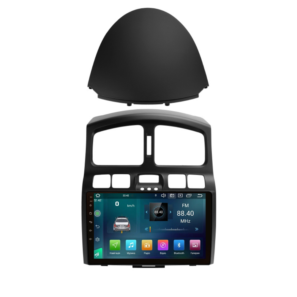 Магнитола штатная CYCLONE C9 CPL GSM Carplay 2/32 GB 4G для Hyundai Santa Fe 2000-2006 г. (AR-81130)