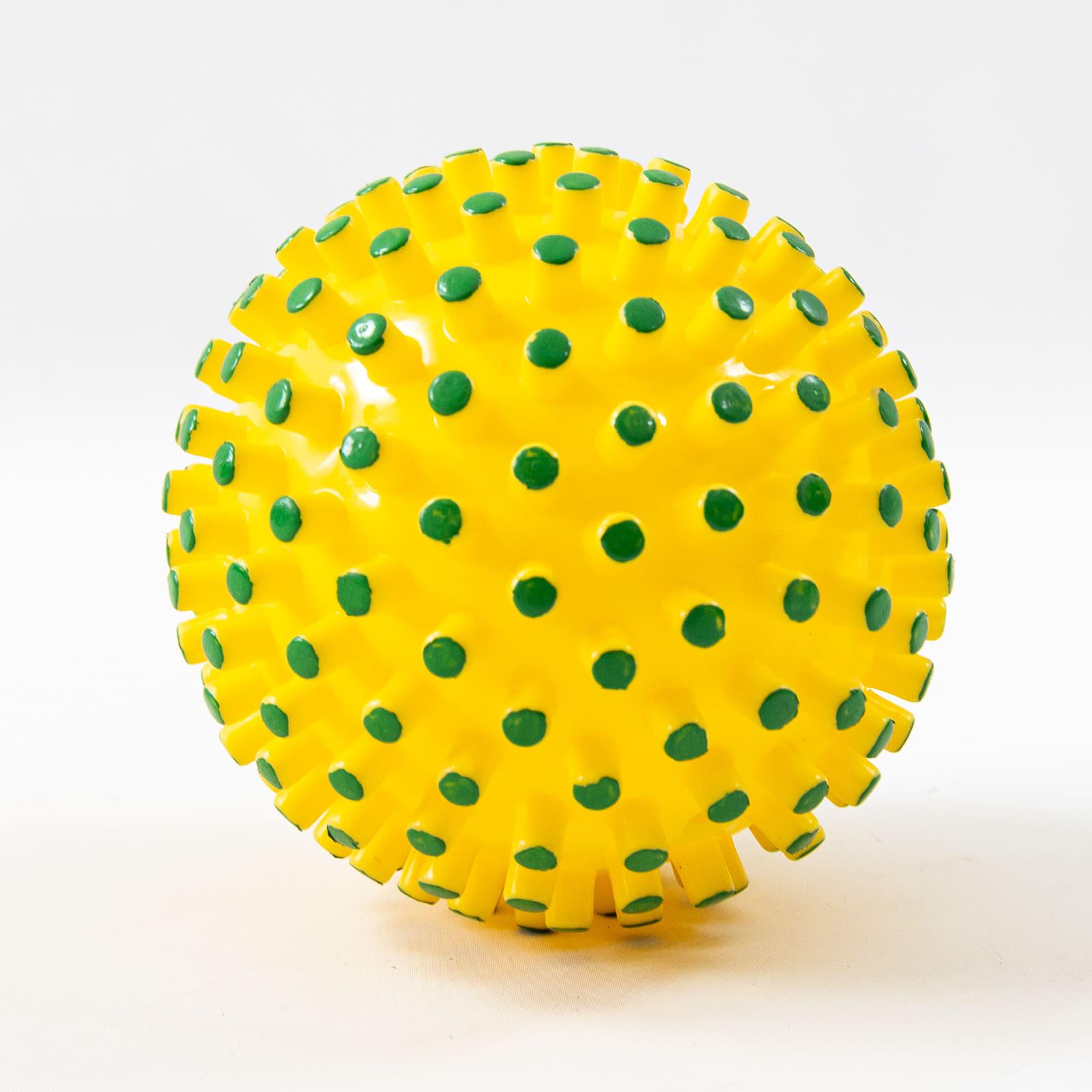 М'яч масажний надувний дитячий OSPORT 15 см Жовто-зелений (MS 4525)