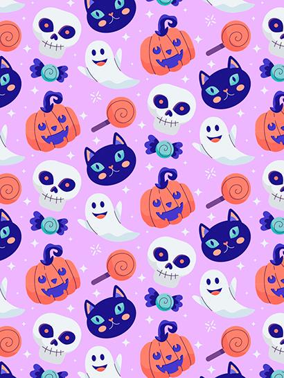 Плед Halloween Magic Pattern плюш однослойный 135х150 см (114451) - фото 2