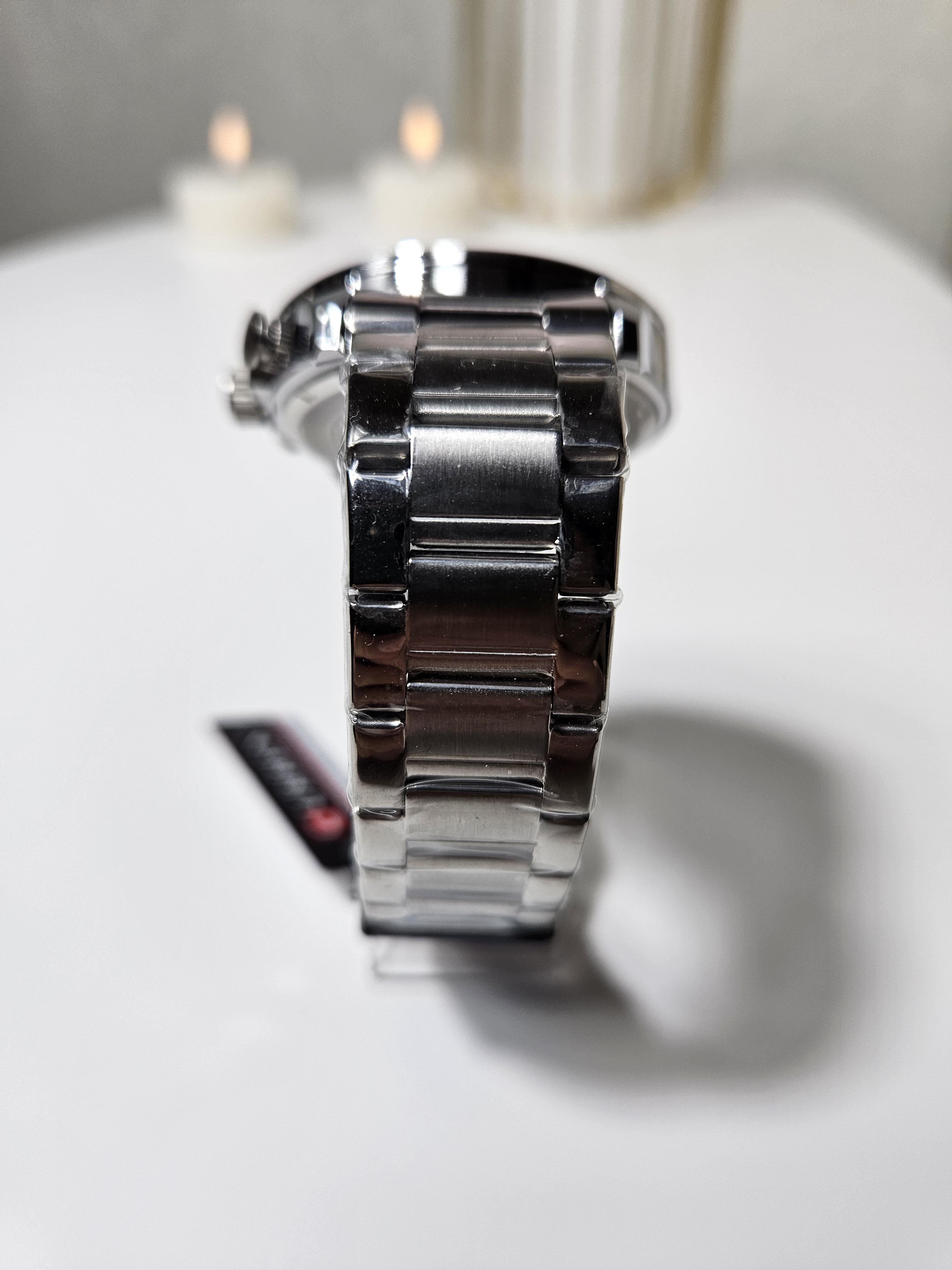 Наручний годинник чоловічий Сurren Diablo Срібний/Зелений циферблат (1111) - фото 4 Наручний годинник чоловічий Сurren Diablo Срібний/Зелений циферблат (1111) - фото 4