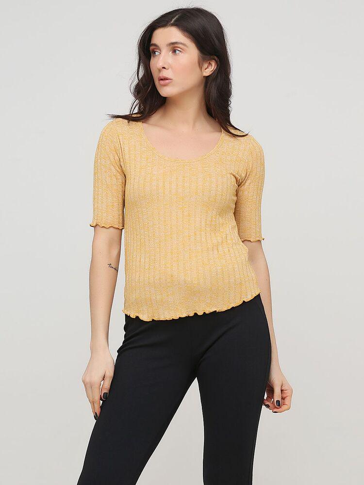 Футболка C & A 64423/2080111x30 женская XS Желтый (163701)