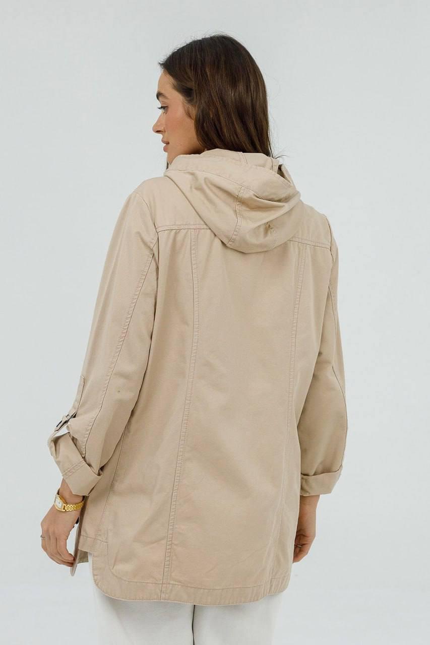 Вітровка жіноча 7XL Бежевий (349a/7XL) - фото 3