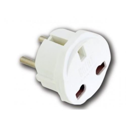 Вилка-перехідник HOROZ ELECTRIC 10A 250V (300-000-803)