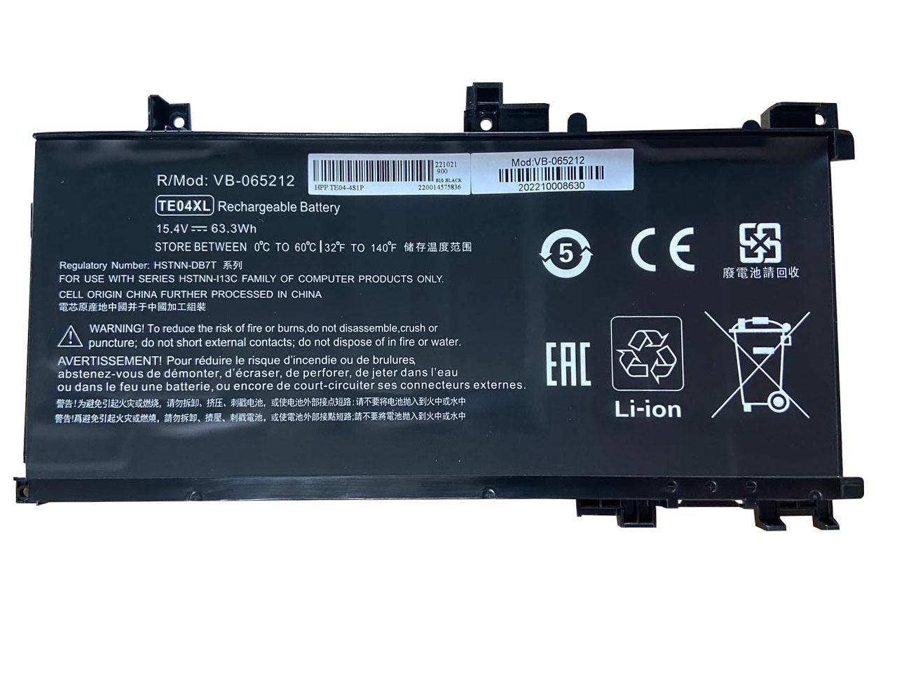Акумулятор для ноутбука HP TE04XL Pavilion 15-bс 15,4 V 4112 mAh (065212) Акумулятор для ноутбука HP TE04XL Pavilion 15-bс 15,4 V 4112 mAh (065212)