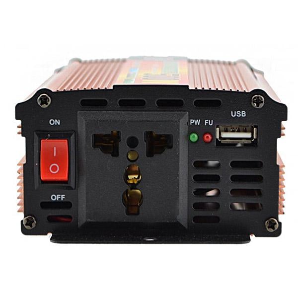 Инвертор USB Power Inverter UKC SSK-500W 12V 500 Вт 12V 220V - фото 3 Инвертор USB Power Inverter UKC SSK-500W 12V 500 Вт 12V 220V - фото 3