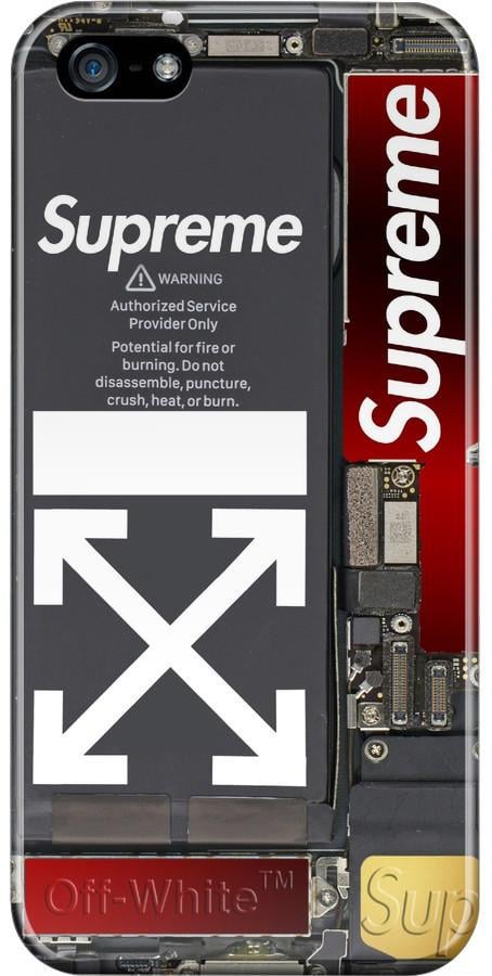 Чехол силиконовый FTS для Apple iPhone 5/5S/SE Supreme (600598)