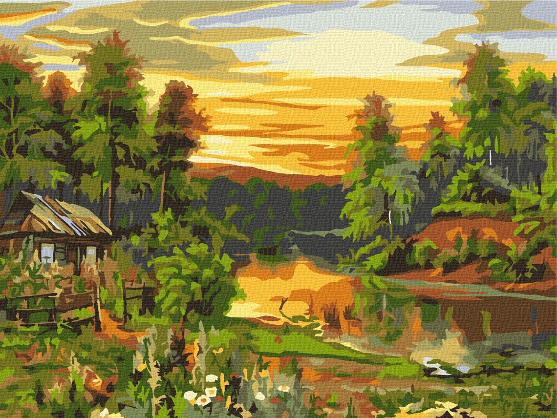 Картина за номерами Brushme Атмосферний світанок 30x40 см (RBS52215)