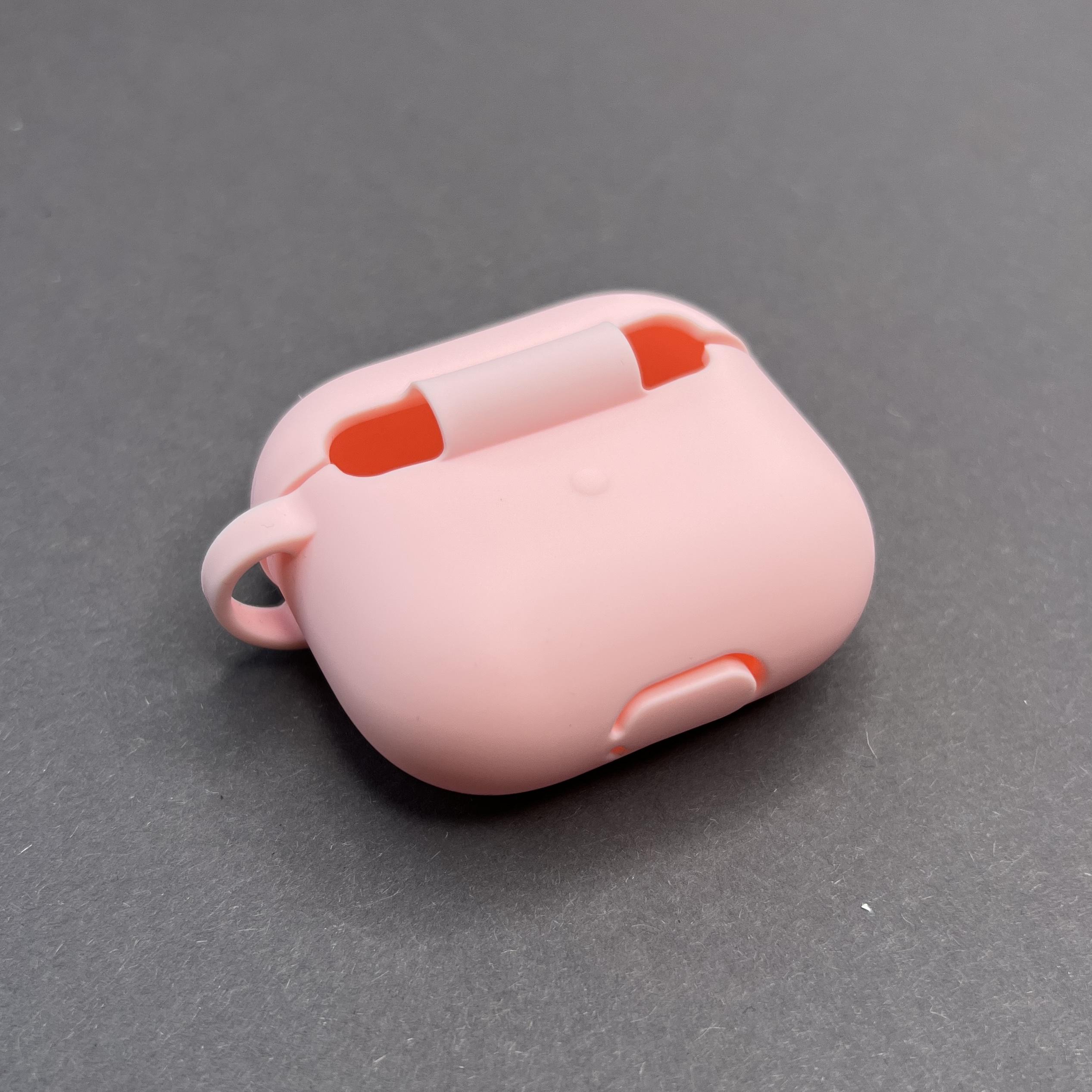 Чехол силіконовий протиударний для Apple Airpods 3 з карабіном - фото 2