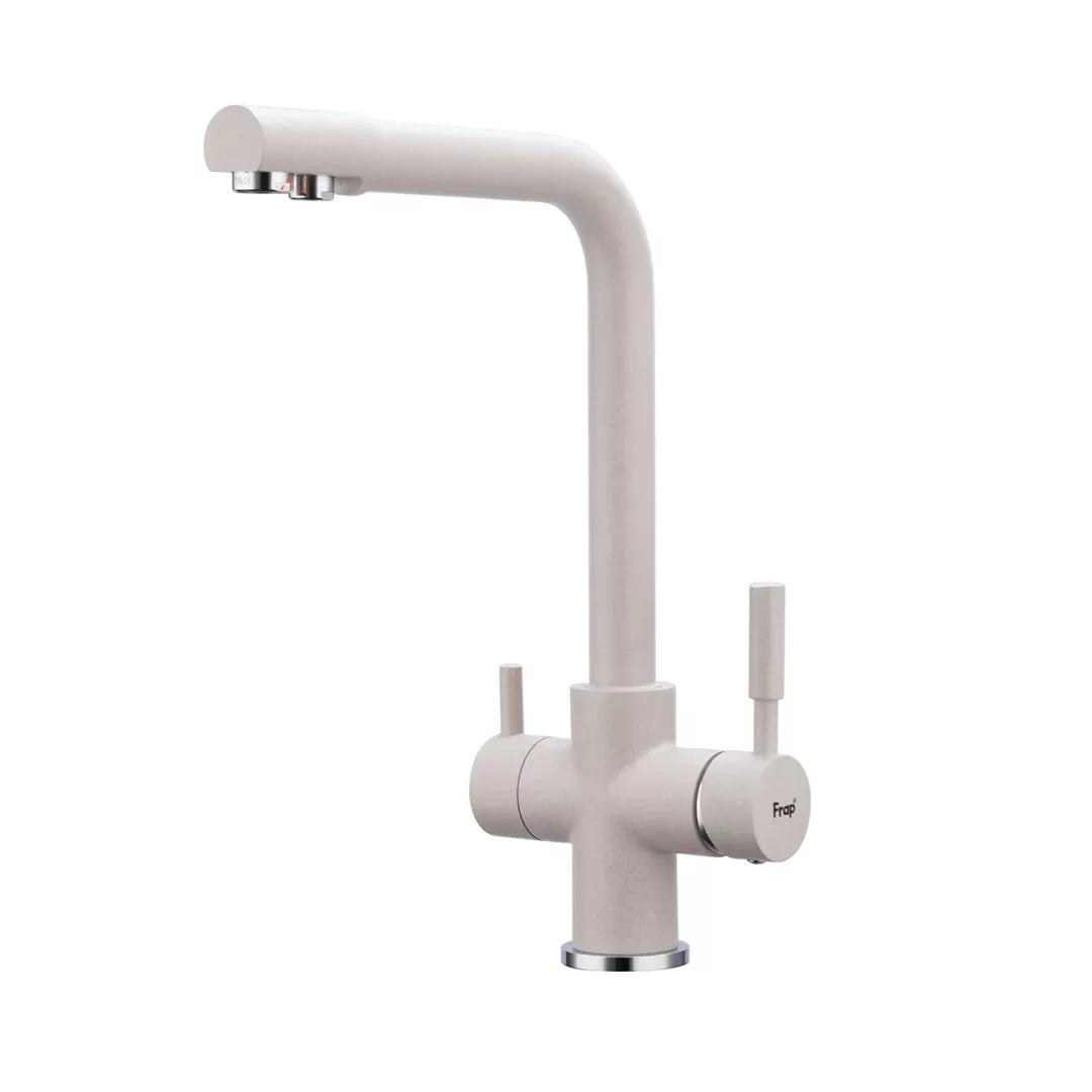 Смеситель для кухни Frap F4352-24 на две воды Белый (SE01042391) Смеситель для кухни Frap F4352-24 на две воды Белый (SE01042391)