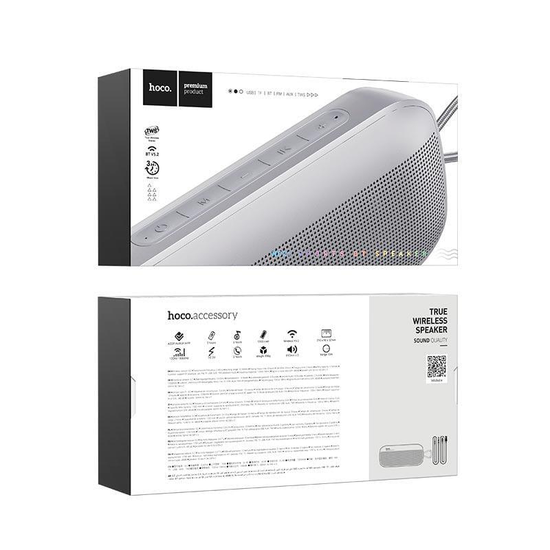 Портативная колонка Hoco Shadow HC21 Grey - фото 2