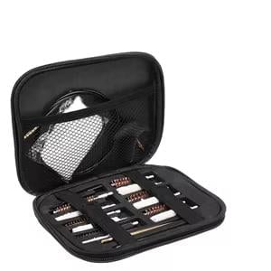 Набор инструментов ClefersTac 022 для чистки деталей дула оружия AR-15 cal 5,56 в пенале со стальными щетками 43 шт. Черный (31369945)