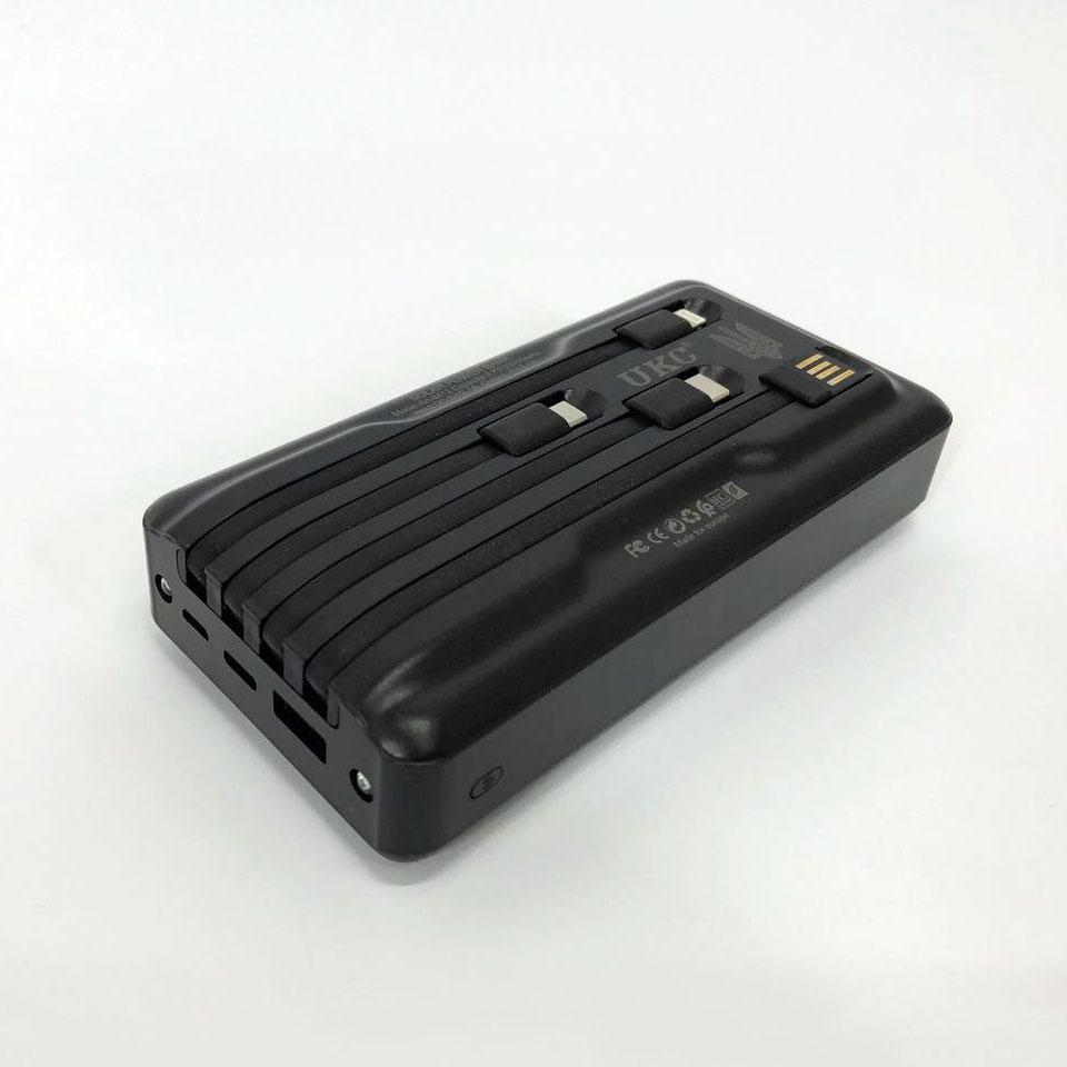 Повербанк 10000 mAh на солнечной батарее Черный (ws93361-2) - фото 4 Повербанк 10000 mAh на солнечной батарее Черный (ws93361-2) - фото 4