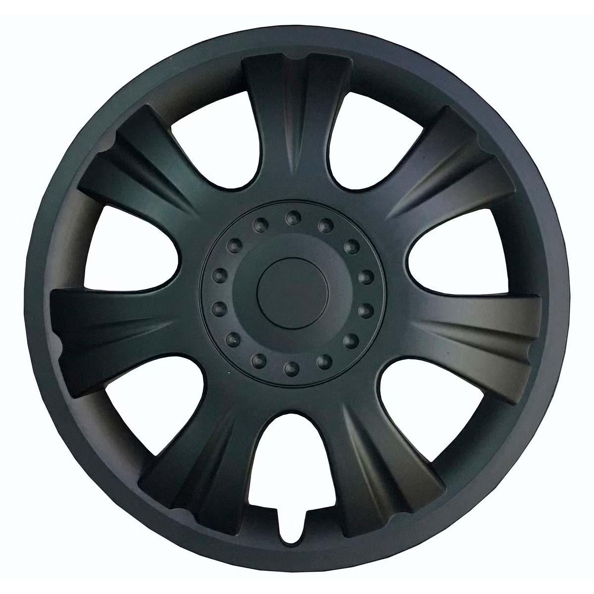 Ковпаки автомобільні Кенгуру Uran R14 4 шт. Чорний