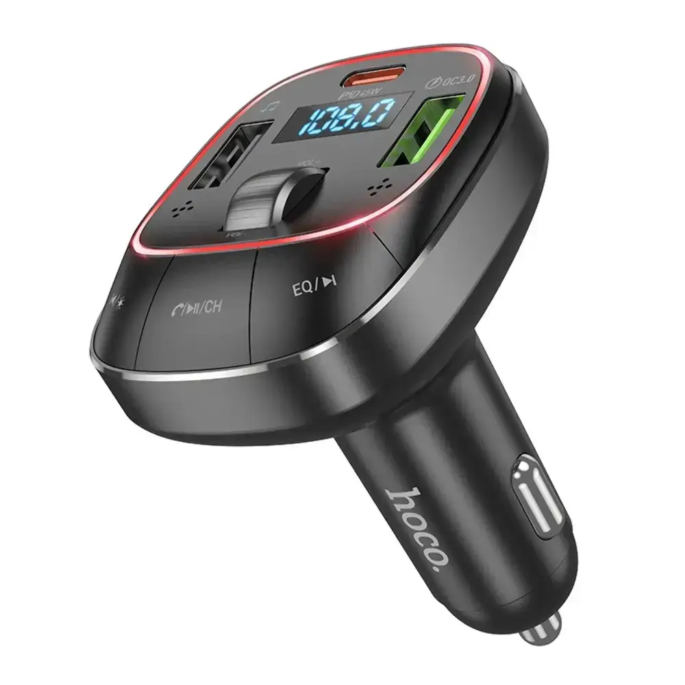 FM-трансмиттер Hoco E76 2 USB/Type-C/QC PD 45W - фото 3