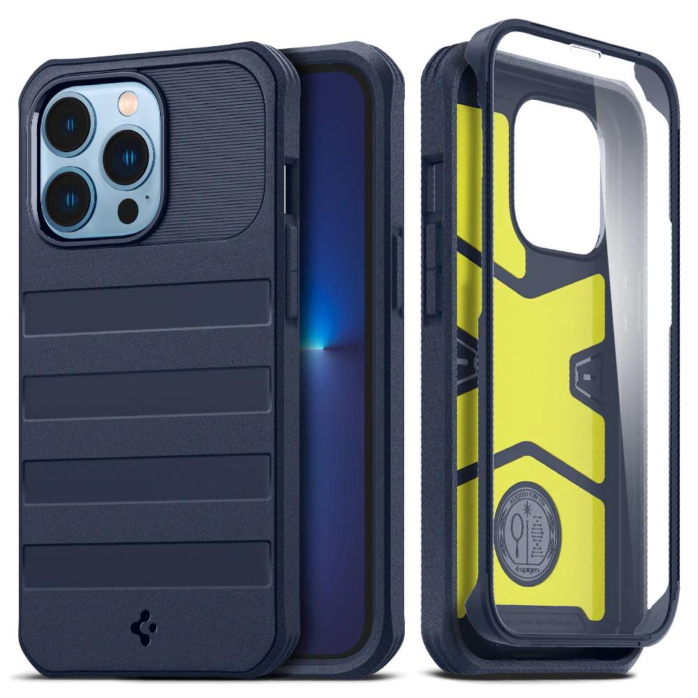 Чехол прозрачный противоударный Spigen Geo Armor 360 ACS03292 для Iphone 13 Pro (6.1") Navy Blue Чехол прозрачный противоударный Spigen Geo Armor 360 ACS03292 для Iphone 13 Pro (6.1") Navy Blue