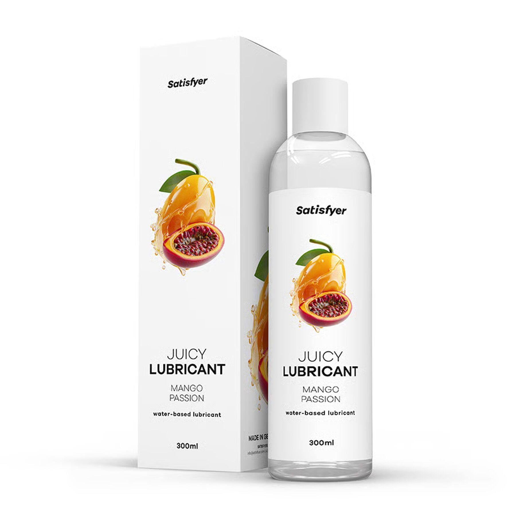 Лубрикант на водній основі Satisfyer Juicy Lubricant Mango & Passion water based 300 мл (BLS2726)