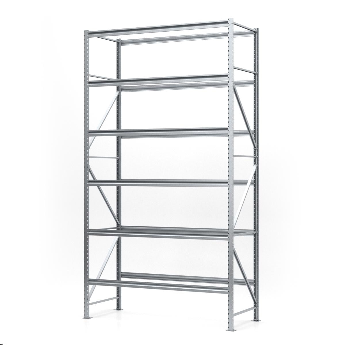 Каркас стеллажа PIN Special металлический оцинкованный 3500x2650x800 мм 6 полок