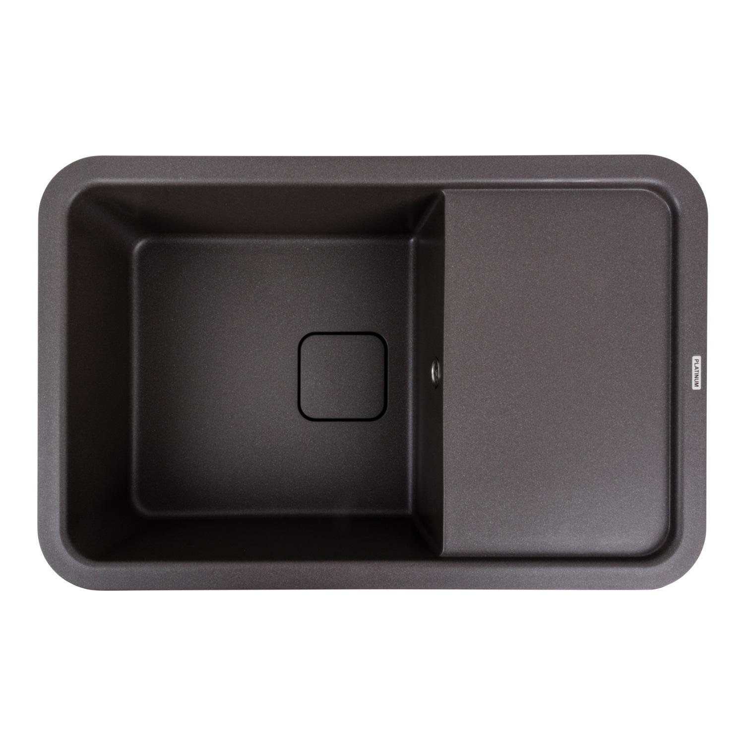 Мойка кухонная Platinum PLS-A39651 гранитная прямоугольная 775x505 мм Коричневый (25961911) Мойка кухонная Platinum PLS-A39651 гранитная прямоугольная 775x505 мм Коричневый (25961911)