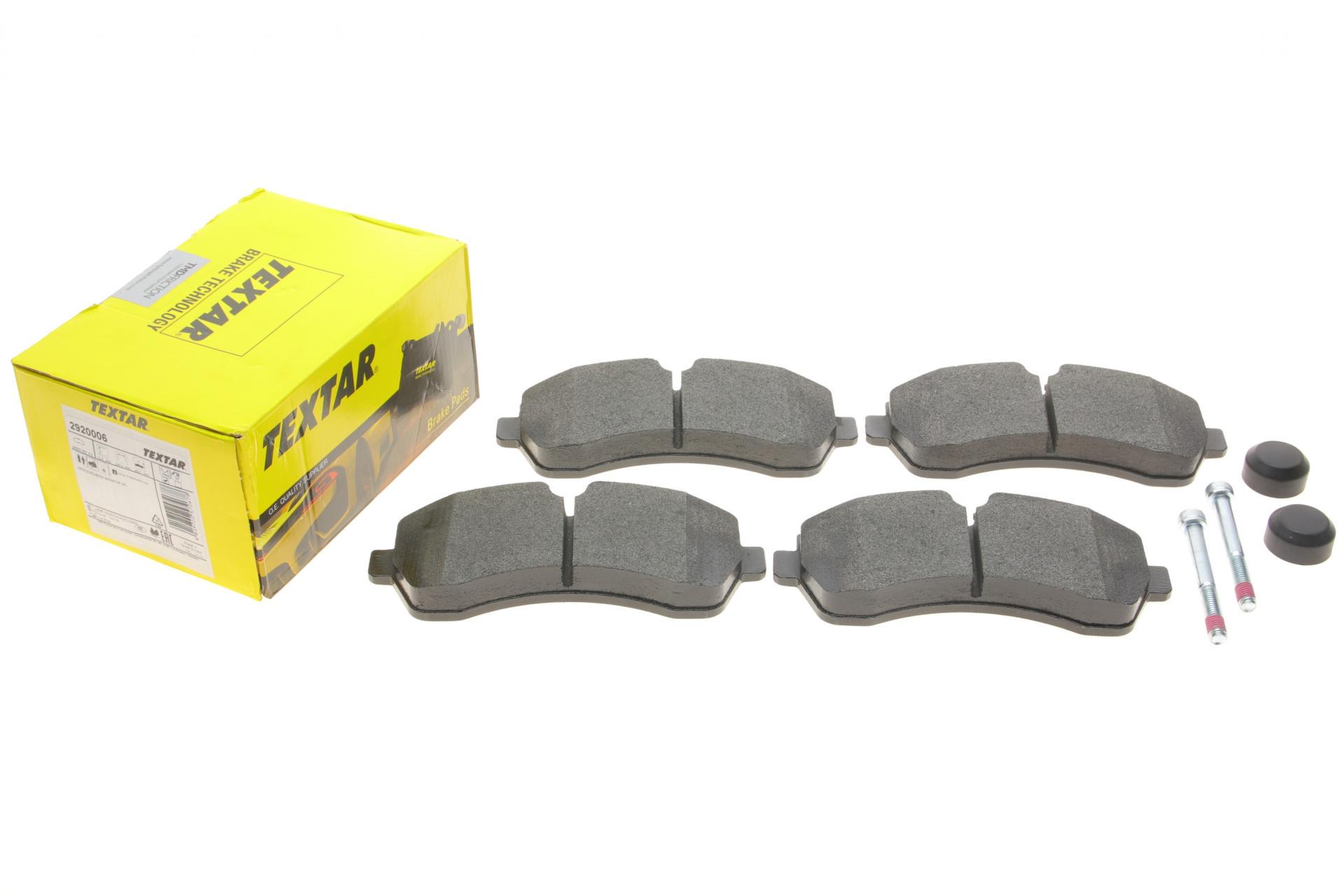 Колодки тормозные передние TEXTAR для MB Sprinter W907/W910 18- Brembo Q+ (2920006)