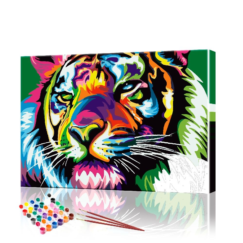 Картина по номерам ArtSale Тигр PBN0707 40х50 см