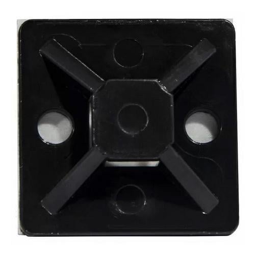 Площадка самоклеющаяся для хомутов АСКО-УКРЕМ 25х25 100 шт./уп. Черный (28680959)