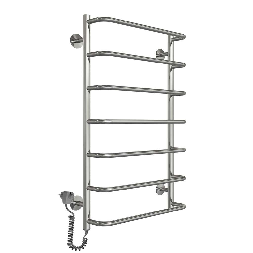 Полотенцесушитель электрический Deffi Стандарт П7 EF16 левое подключение нержавеющая сталь 500х900 мм Хром (C.SS.90.50.7.E.C.L.5)