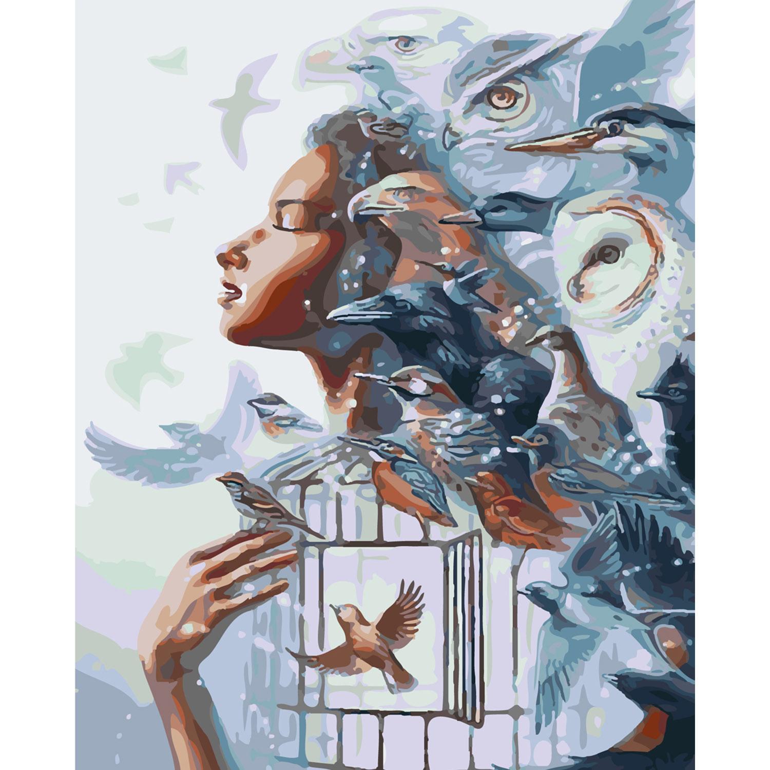 Картина по номерам Strateg Свободная душа 40х50 см (SY6110)