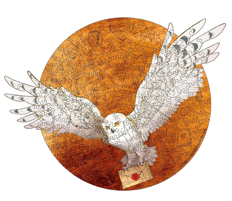 Пазл деревянный фигурный Woods Story Гарри Поттер Гедвига L (wshed01-L)