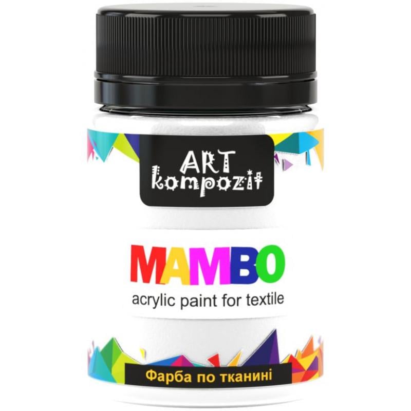 Краска по ткани ART Kompozit MAMBO 50 мл 1 Белый (746572) Краска по ткани ART Kompozit MAMBO 50 мл 1 Белый (746572)