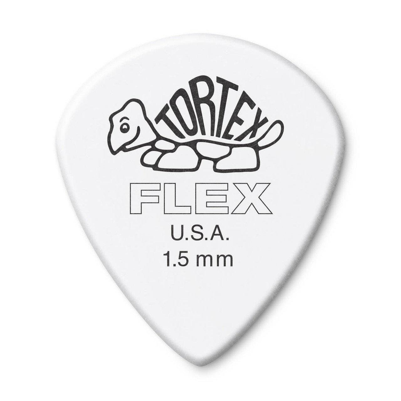 Медиатор Dunlop 468P1.5 Tortex Flex Jazz III 1,5 мм 12 шт. (125906)