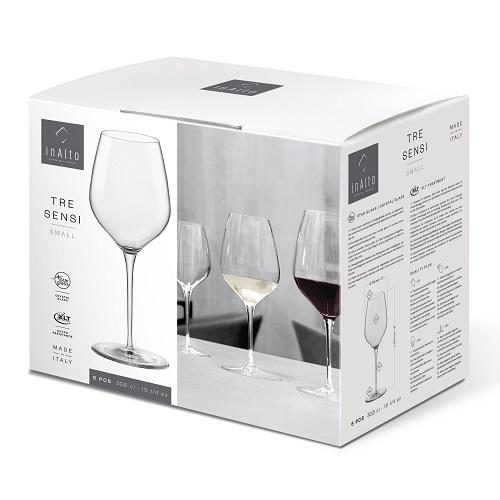 Набір келихів для вина Bormioli Rocco InAlto Tre Sensi 365744GRC021990 300 мл 6 шт. - фото 3 Набір келихів для вина Bormioli Rocco InAlto Tre Sensi 365744GRC021990 300 мл 6 шт. - фото 3