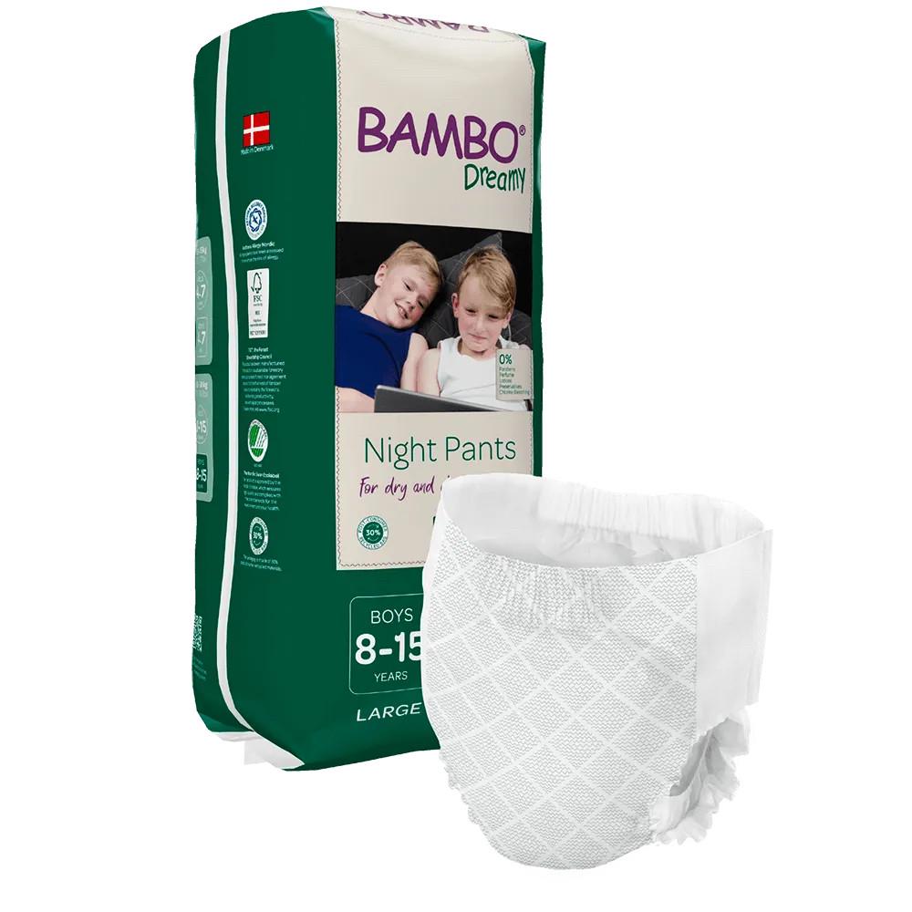 Підгузки-трусики нічні для хлопчиків Bambo Dreamy Night Pants Boys 35-50 кг - фото 1