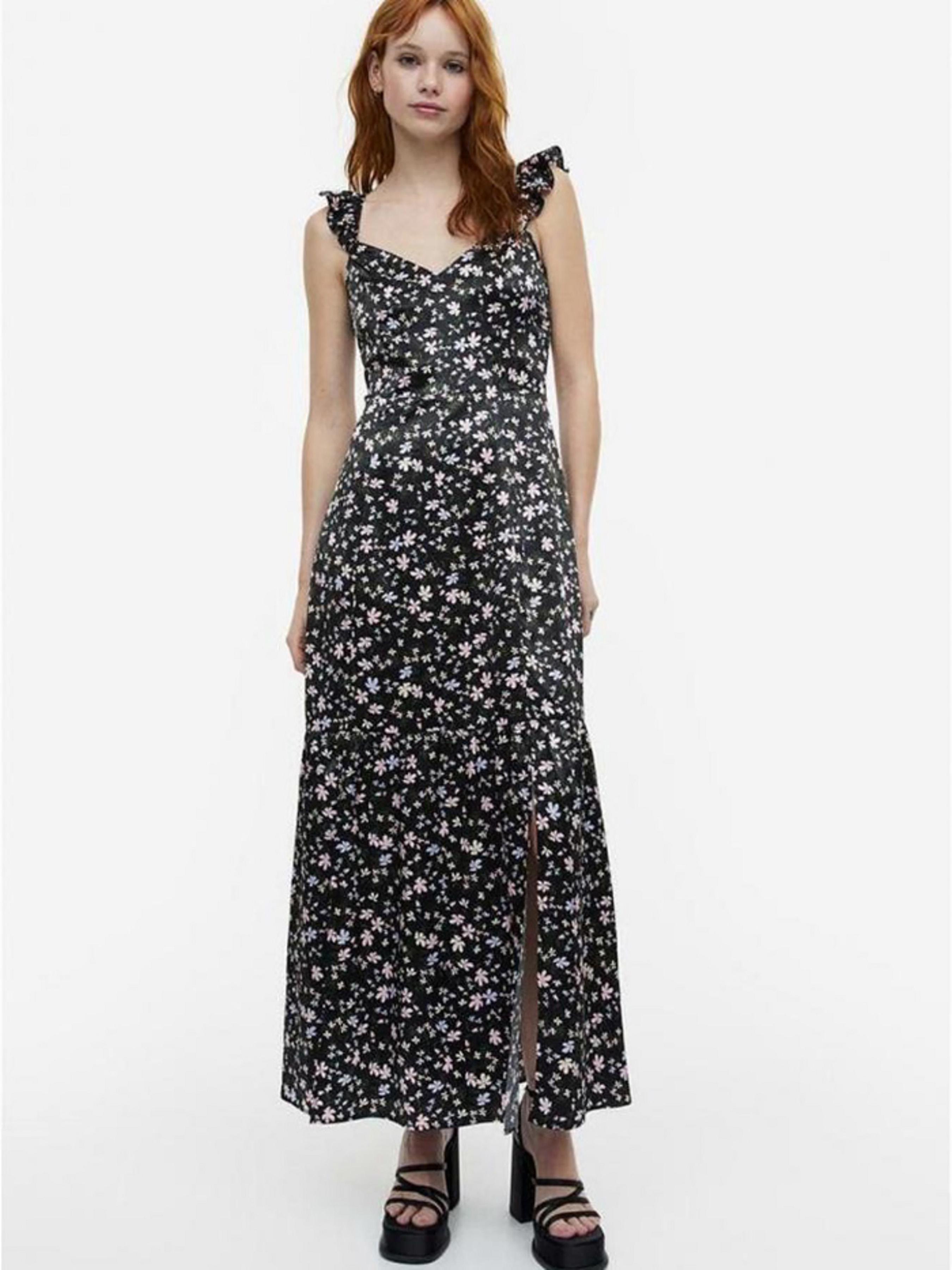 Сукня H&M Квіти XXS Чорний (E26061149922) Сукня H&M Квіти XXS Чорний (E26061149922)