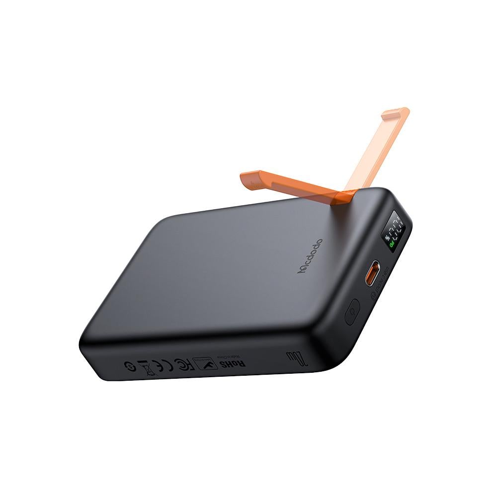 Повербанк бездротовий магнітний Mcdodo 2 в 1 MagSafe MC-1461 10000 mAh 20W Black - фото 4