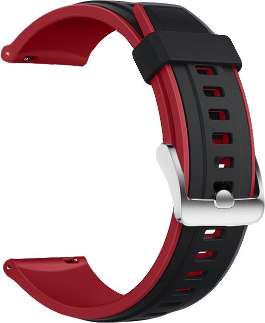 Ремешок Coholl для Huawei Watch GT 2 Pro Black/Red (23349-44) - фото 2 Ремешок Coholl для Huawei Watch GT 2 Pro Black/Red (23349-44) - фото 2