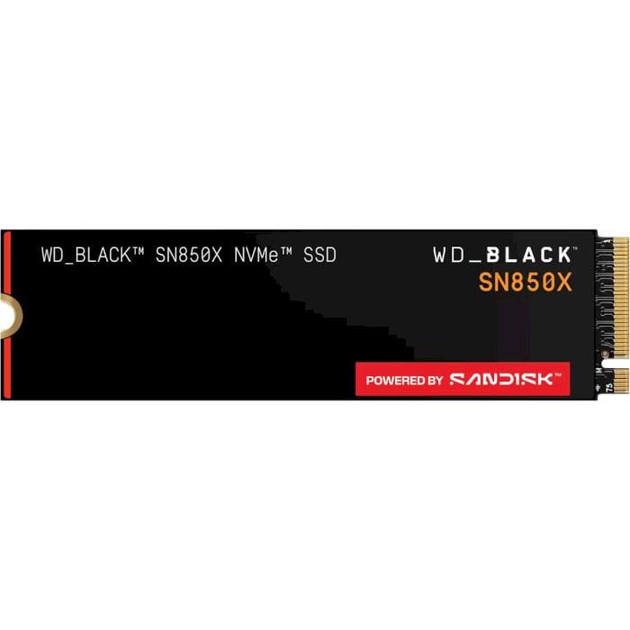 Накопичувач SSD Western Digital Black SN850X M.2 2280 4 Тб Black (WDS400T2X0E)